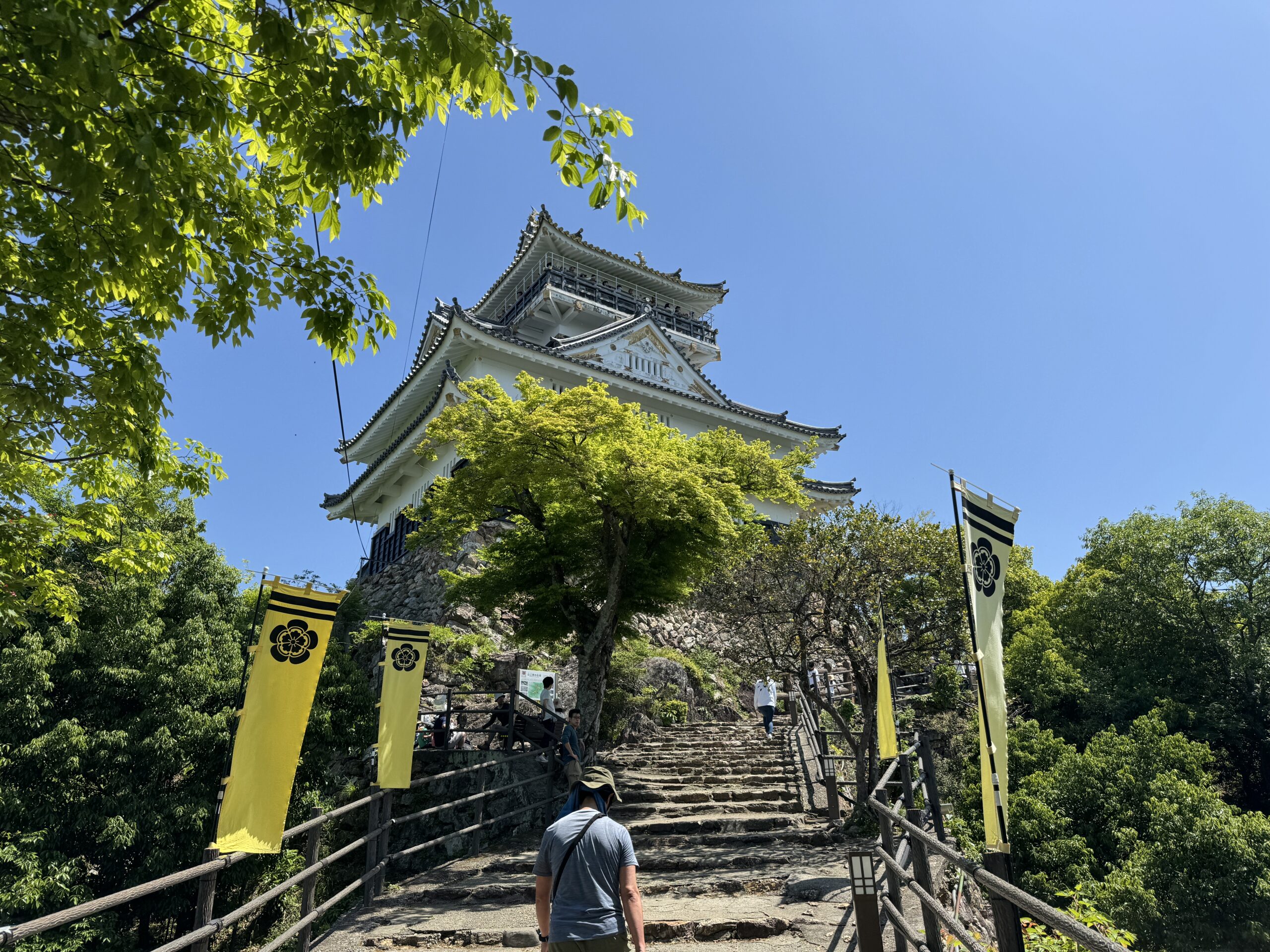 岐阜城　登城道