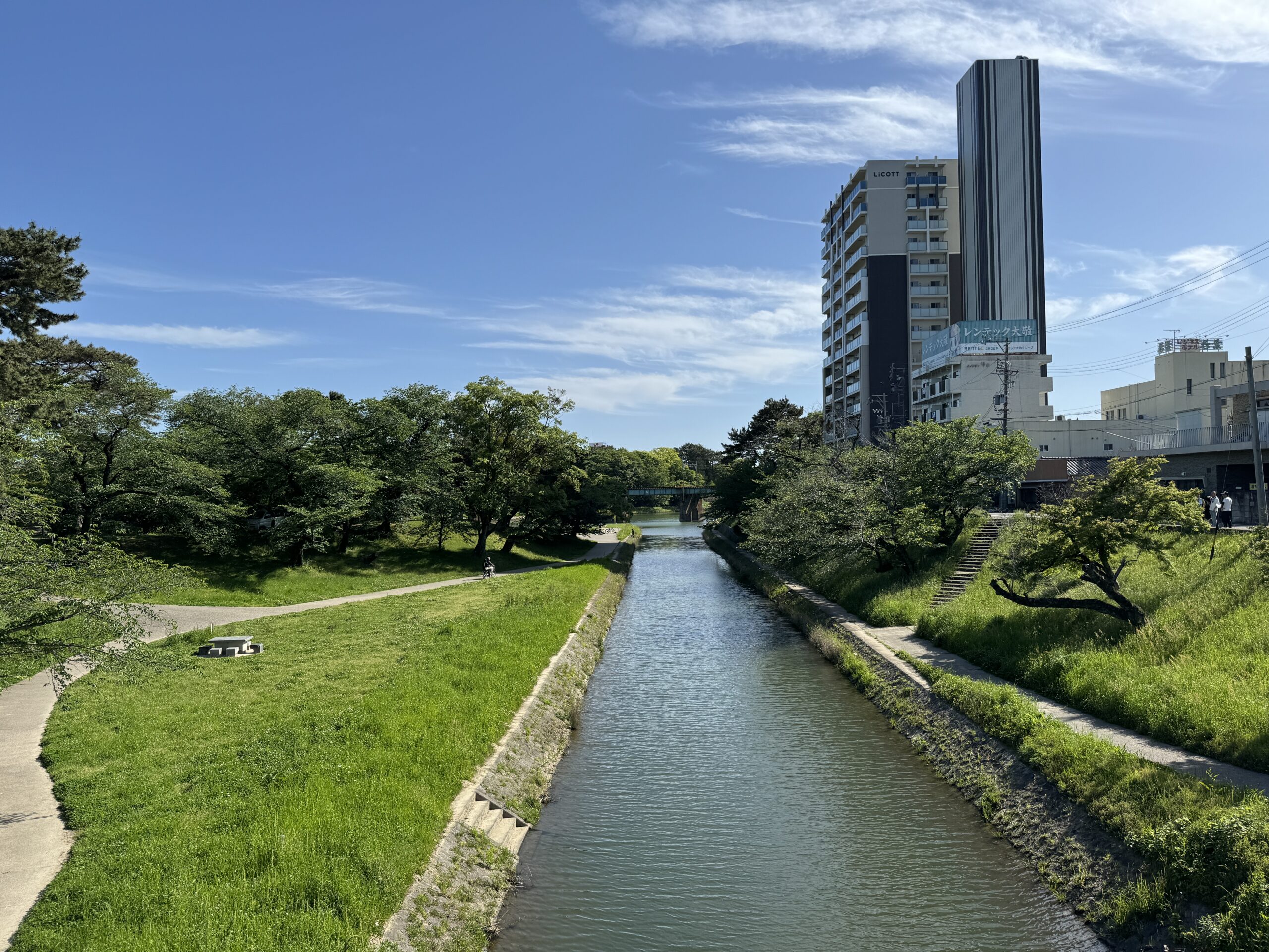 岡崎城　堀