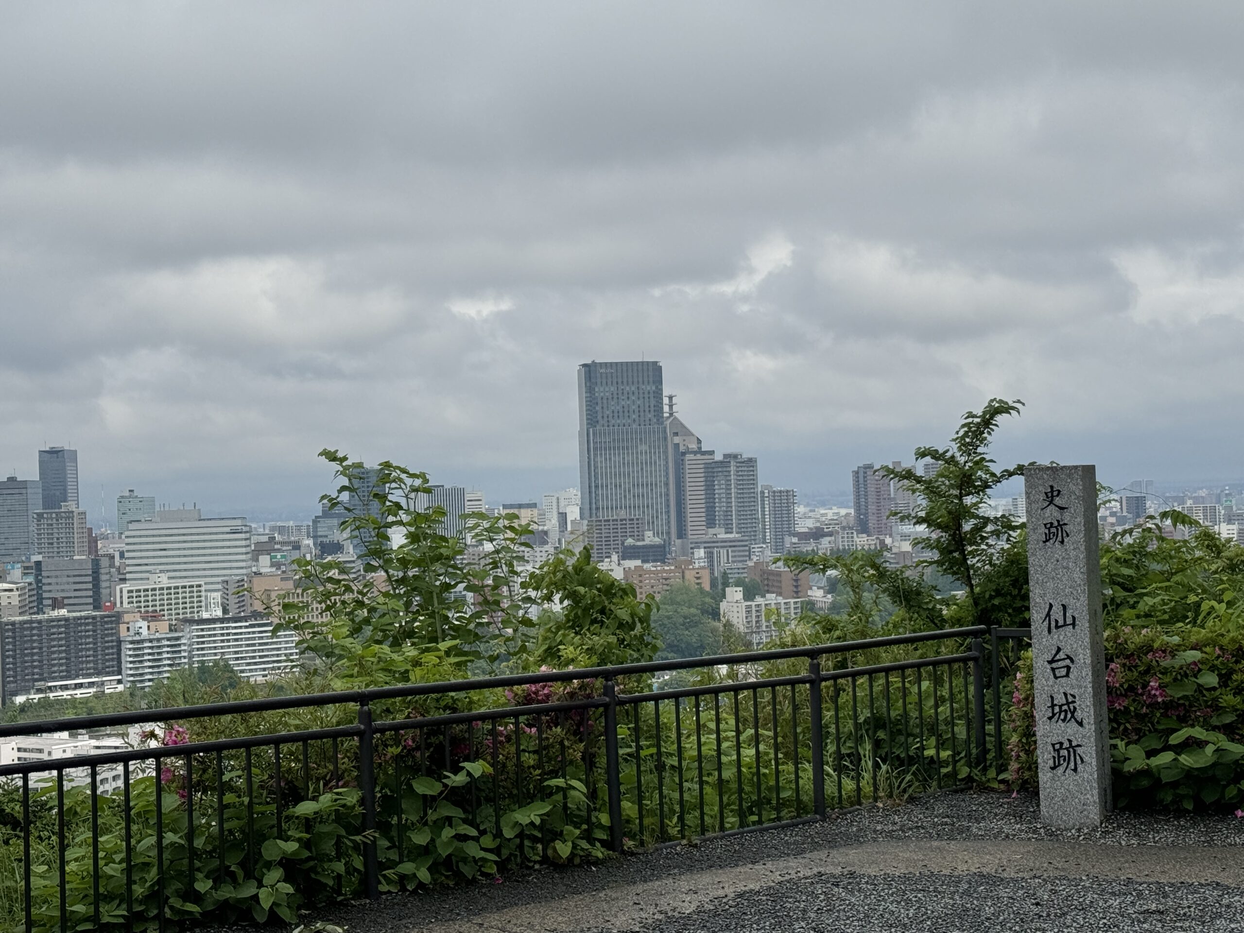 仙台城・眺望